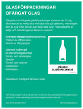 Ladda upp bild till gallerivisning, Informationsskylt Ofärgat Glas