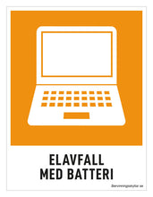 Ladda upp bild till gallerivisning, Elavfall med batteri