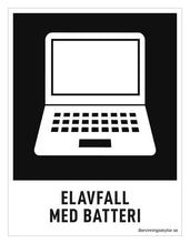 Ladda upp bild till gallerivisning, Elavfall med batteri