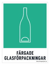 Ladda upp bild till gallerivisning, Färgade glasförpackningar