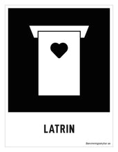 Ladda upp bild till gallerivisning, Latrin