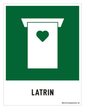 Ladda upp bild till gallerivisning, Latrin