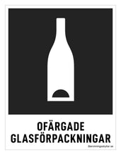 Ladda upp bild till gallerivisning, Ofärgade glasförpackningar