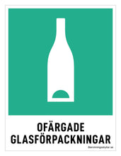 Ladda upp bild till gallerivisning, Ofärgade glasförpackningar