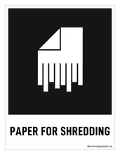 Ladda upp bild till gallerivisning, Sekretesspapper