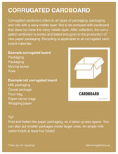 Load image into Gallery viewer, Information sign cardboard
