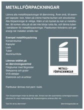 Load image into Gallery viewer, Information Sign Metal Packaging
