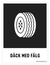 Ladda upp bild till gallerivisning, Däck med fälg
