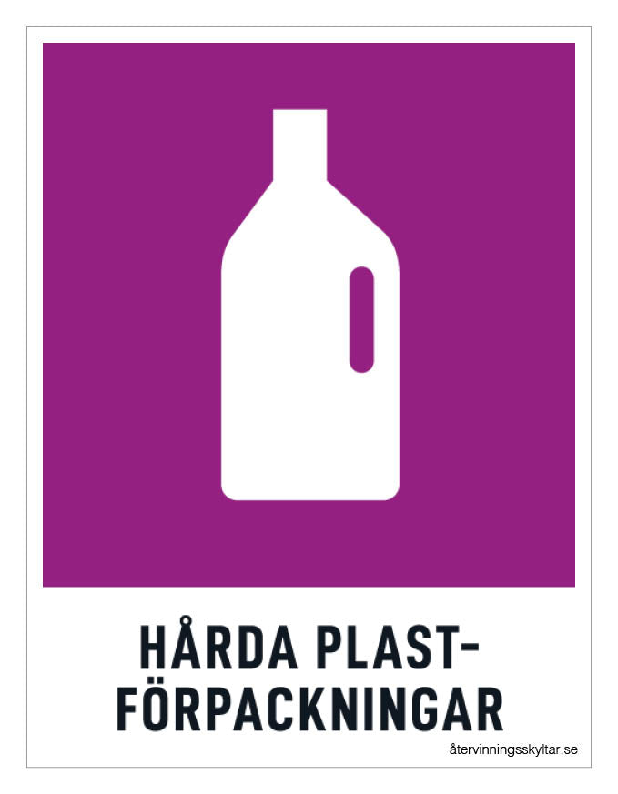 Hårda plastförpackningar